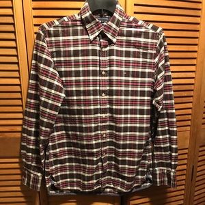 Tommy Hilfiger Brown Plaid Shirt